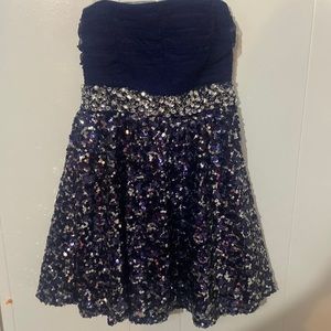 My Michelle short strapless dress size 5